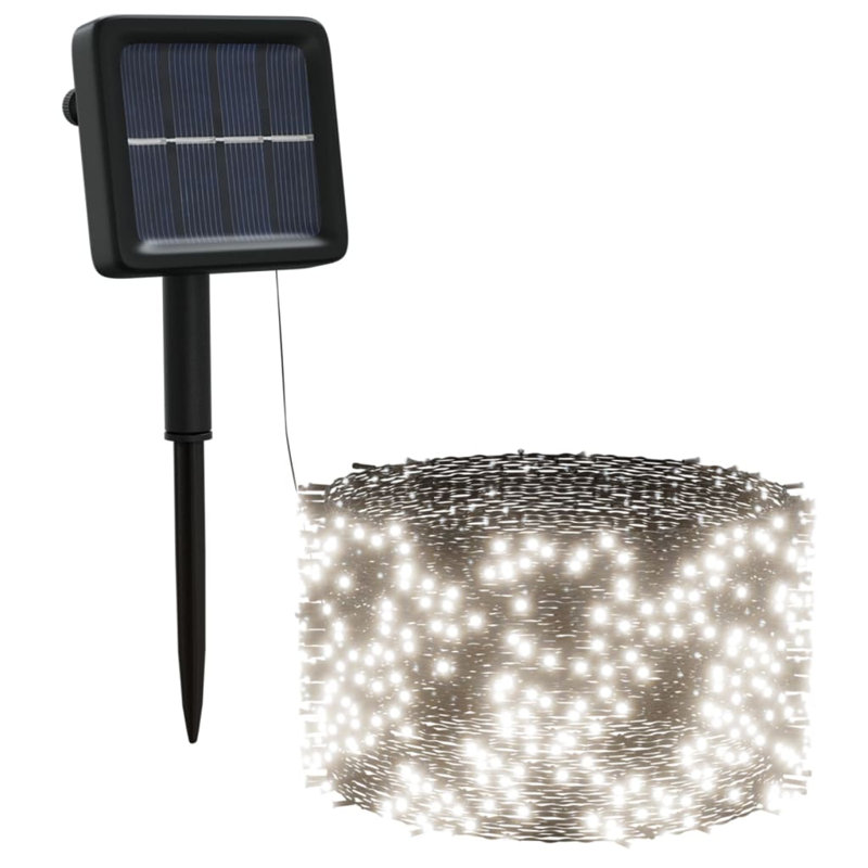 Guirlande solaire guirlande lumineuse de Noël, Blanc froid