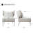 28.15'' W Upholstered Accent Barrel Chair With Removable Back Cushion-1284481695