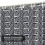 Rideau de douche noir et blanc avec 12 crochets-1460119053