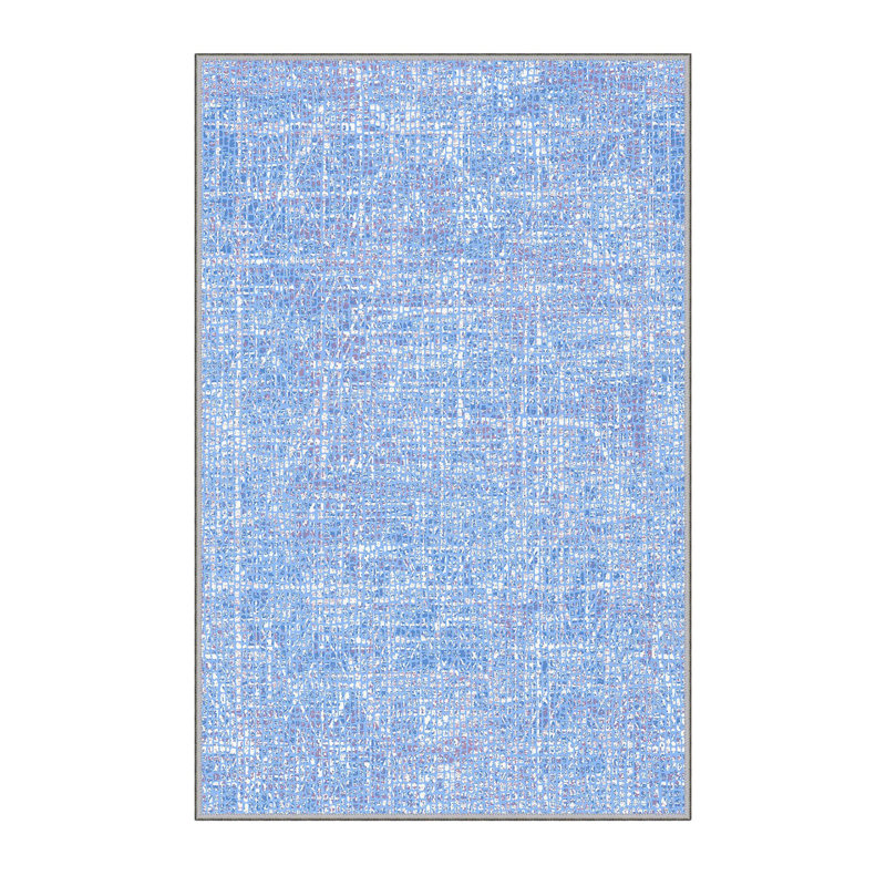 Premium Hall Carpet, 2.6 x 9.8 ft, 100% Polyester, 0.3 in Pile Height | Antibacterial, Non-Slip PVC Felt Dot Underside | Machine Washable, 3D Digital Printing | Durable & Stylish for Home Décor