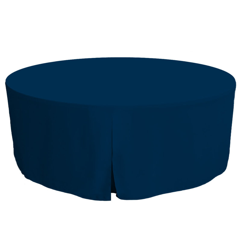 Tablevogue Round Table Cover, Sapphire, 72" L x 72" W