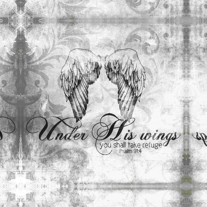 «Winging Wings Bara», impression sur toile tendue, L 12 po x H 12 po