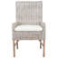 Chaise d'appoint en rotin avec coussin Millbourne-743237981