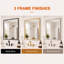 Miroir de salle de bain mural en nickel brossé l 30 po x H 30 po Cozy-943716796-943716799