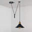 Anahla 1-Light Modern Industrial  Cone Pendant – Adjustable Ceiling Fixture for Contemporary Spaces-1184502372-1184502427
