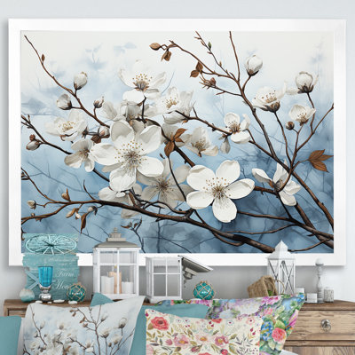 " White Dogwood Blossom Harmony V "