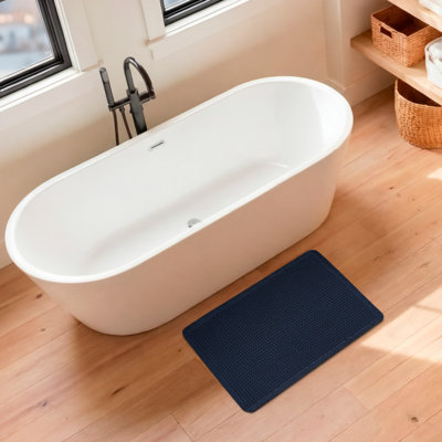 Lucky Brand Taylor Solid Waffle Weave 1Piece Bath Rug