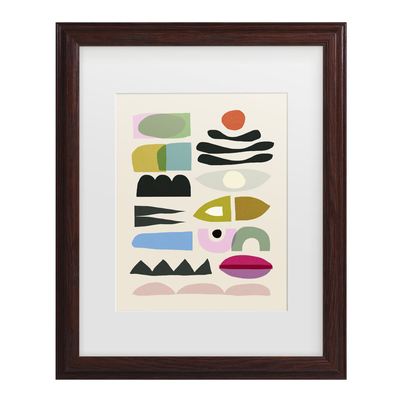 Œuvre encadrée «Bachel Dan», H 22,75 po x l 18,75 po