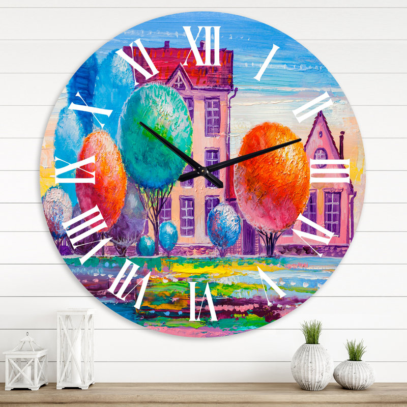 Daydream House In The VIllage - Horloge murale traditionnelle, Grand