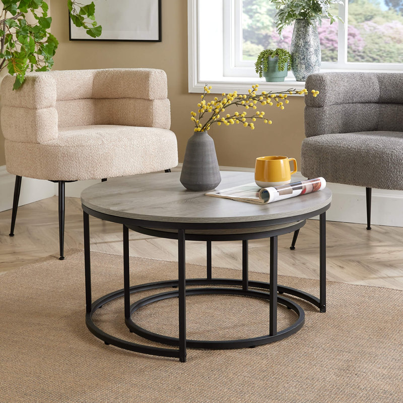 Eilert Frame Coffee Table, Grey Oak Effect