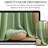 YZ Home Pinch Pleated Linen Curtains 2 Panels Set, Light Filtering Linen Blend Sheer Drapes Memory Trained Pleated Curtain Back Tab with Hooks Rings for Living Room Bedroom-2016677127-2016677134
