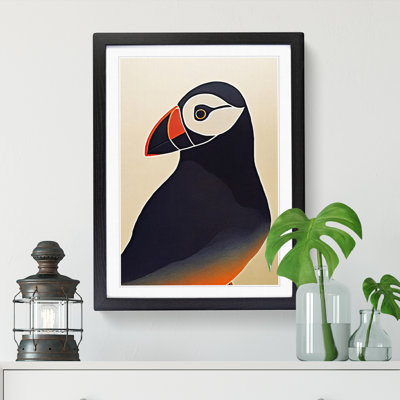 Puffin Art Vol.3 1 Piece Single Picture Frame Wall Art