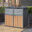 Garden Bin Storage Box With Hinged Lid