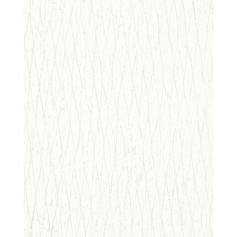 Nick 10.05m x 53cm Matte Wallpaper Roll, White