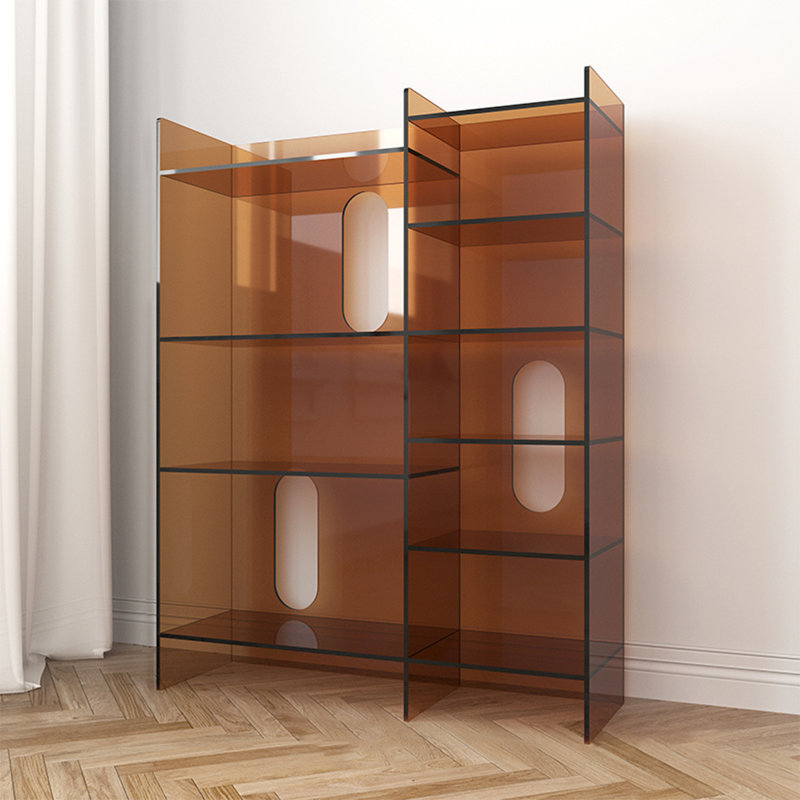 Vitrine en acrylique de style nordique, Orange