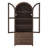 71" Tall Modern Farmhouse Arched Kitchen Pantry with Adjustable Shelves-1572961395