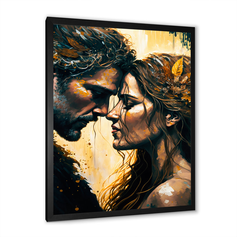 - Art mural traditionnel sur toile, L 12 po x H 20 po, Impression noire sur toile encadrée