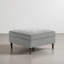 31.98cm Wide Tufted Rectangle Solid Colour Ottoman with Storage-259546643