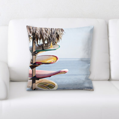 Microsuede Reversible Throw Pillow