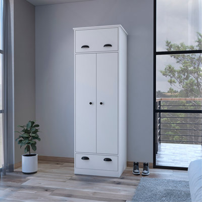 Armoire Dumas, chambre à coucher, blanc