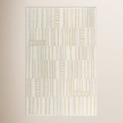 Khaylani Hand Tufted Wool Beige, Ivory, Sand, Light Taupe Rug