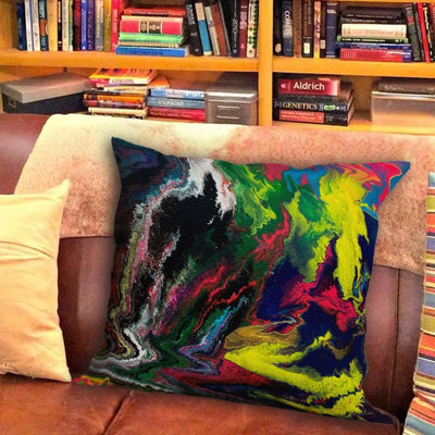 Life Of A Rose Pillow Lazaro Meza Art