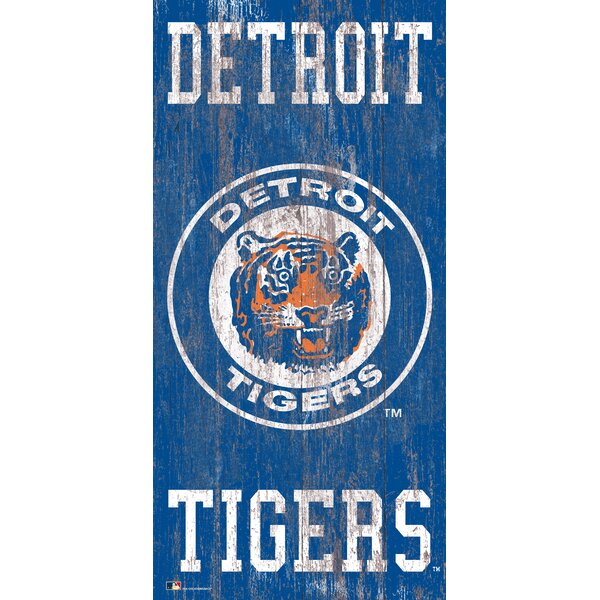 Detroit Tigers: Logo - Modern Disc Mirrored Wall Sign - The Fan-Brand