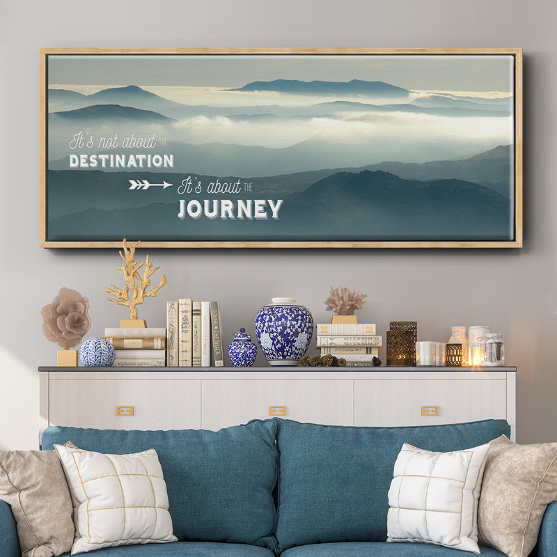 The Journey- Framed Canvas, 24" H x 60" W