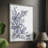 Periwinkle Patch I Framed Print - Solid Wood-1815685484