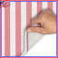 Pink Vertical Stripes Bath Mat-2046441351