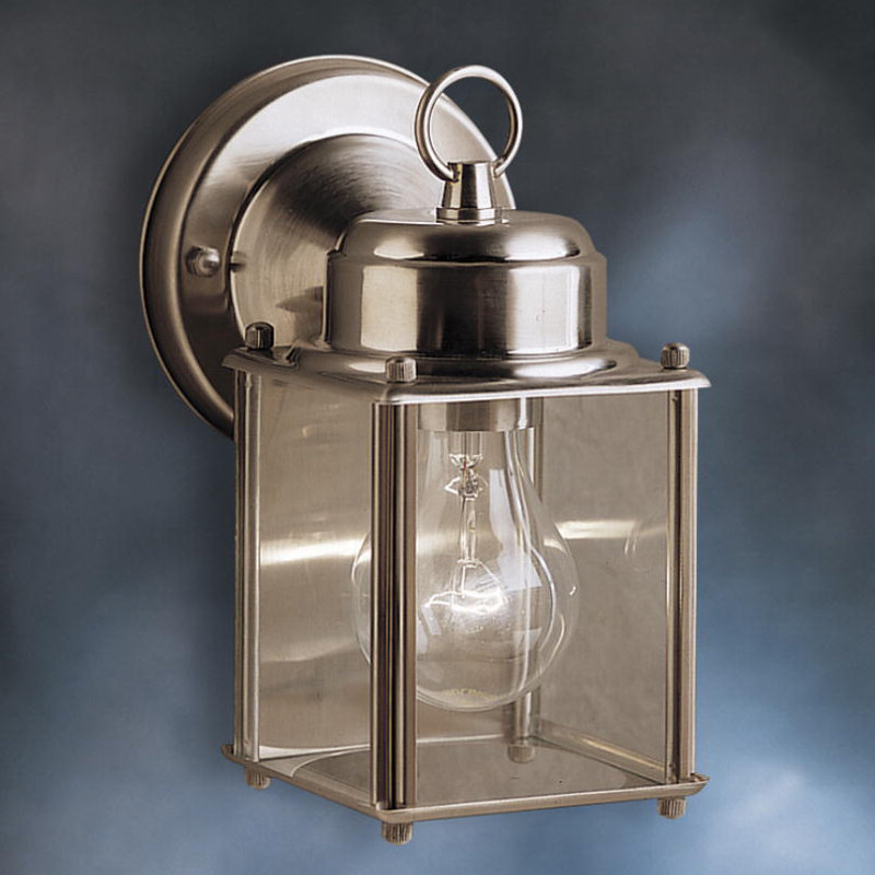 Caroline Steel Wall Light, Stainless Steel