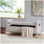 Banc de rangement à fermeture douce