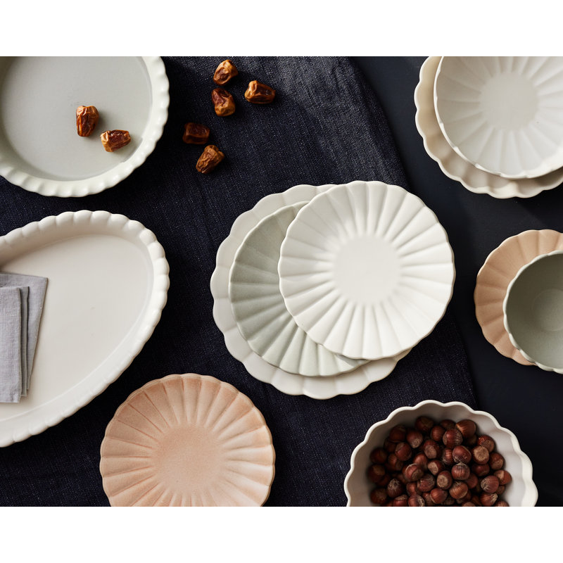 Assiette à salade Canvas Home Lafayette, Gris