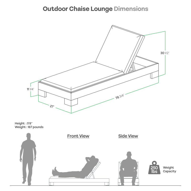 Martha Teak Outdoor Chaise Lounge Free Patio Cover