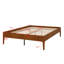 Base de lit contemporaine à profil bas avec système de lattes durables attachées-1785459832