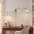 Elyse 2 Light Swing Arm Wall Sconce in Matte Black with Natural Brass-472717029-472717030
