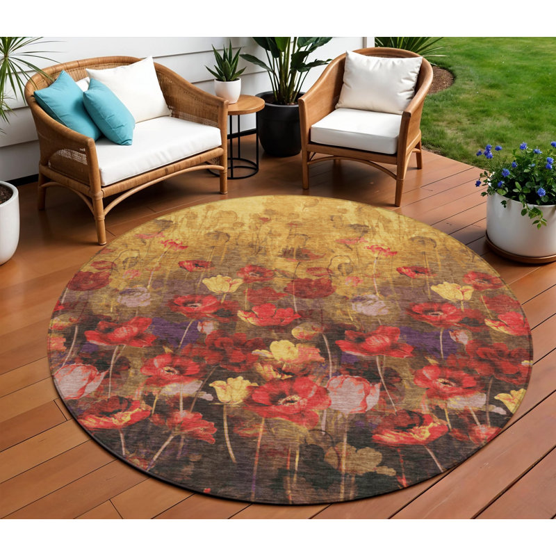 Tapis rond 8 po