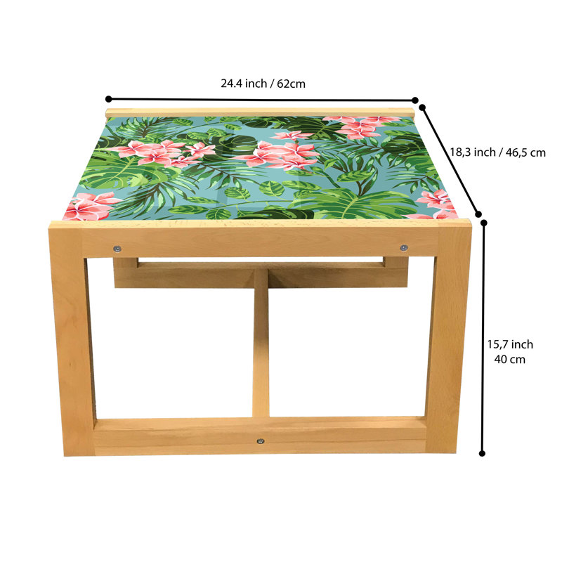 Table basse East Urban Home, H 15,75 po x L 18,31 po x l 24,4 po