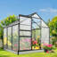 Serre de loisir en polycarbonate à structure en aluminium 6,2 pi x 6,2 pi-114500706-92441691