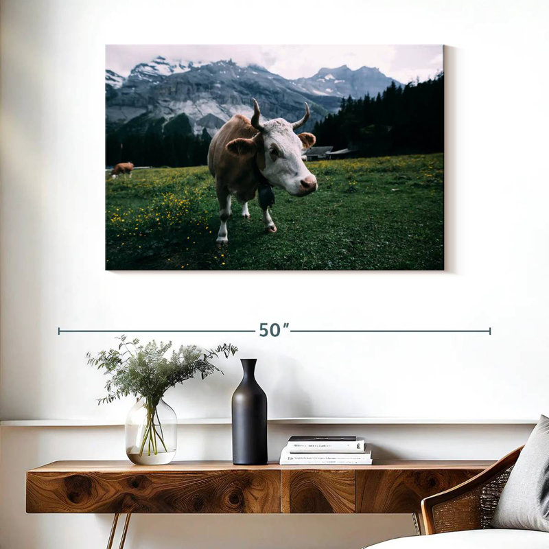 Brampt Curious Cow, 26" H x 39" W