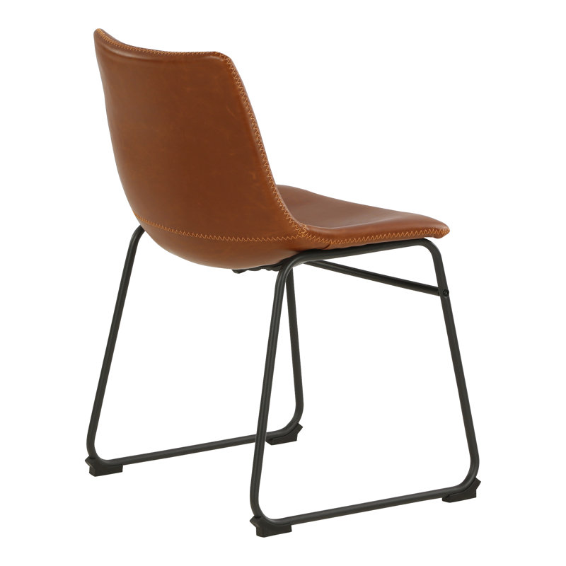 Windsor Upholstered Dining Chair, Tan