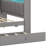 All-In-One Platform Bed With Upholstered Headboard And Convenient Features-1069923036