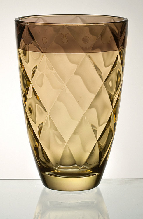Vase de table Blando, Brun, H 11,8 po x l 6,75 po x P 6,75 po