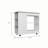 Versatile Kitchen Cart with Abundant Storage and Mobility for Culinary Spaces