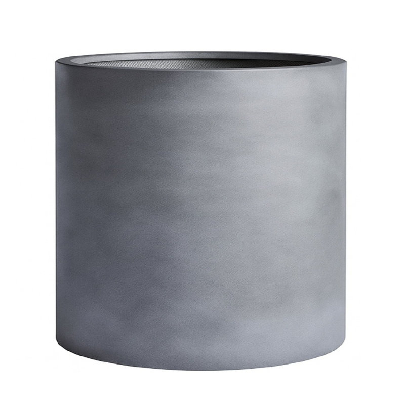 Paes Handmade Planter, 16" H x 16" W x 16" D, Gray