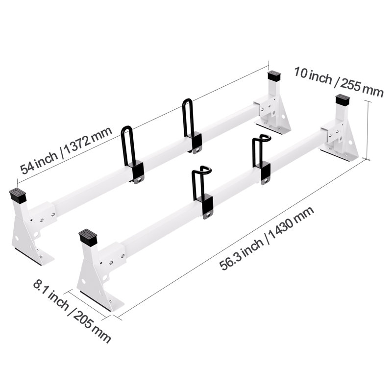 Barre de toit pour fourgon de remorque pour Ford Transit 150, 250, 350, 2015-2022
