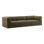 Magda 113" Wide Upholstered Sofa, Terracotta