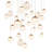 Pisces - Light LED Cluster Pendant-98658287-100647444-100647445