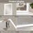 Rectangle Vanity Mirror with Lights, LED Makeup Mirror, Three Colors Lighting Mode, 360°Rotation, Lighted Makeup Mirror-1311076413
