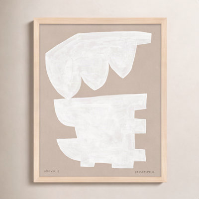 Gallman "Modules in White 1" Painting